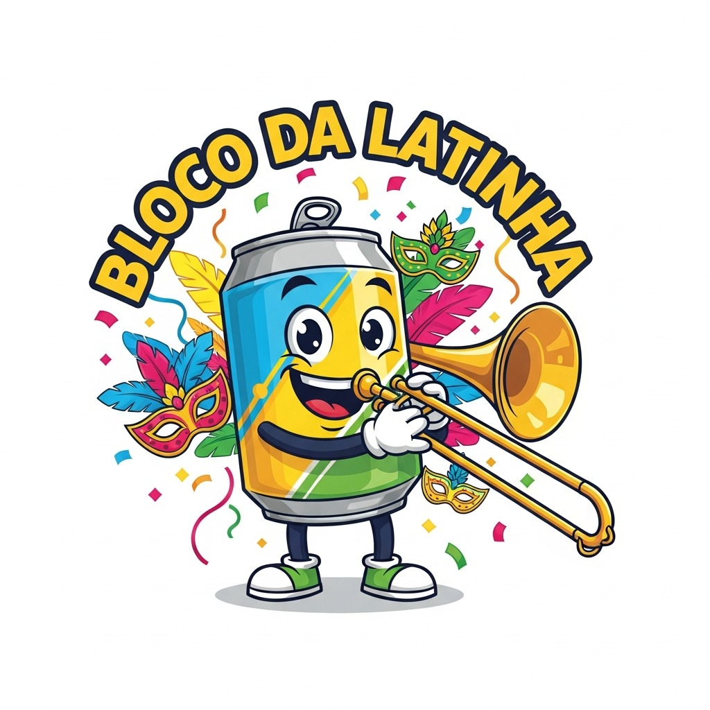 Logotipo do Bloco da Latinha